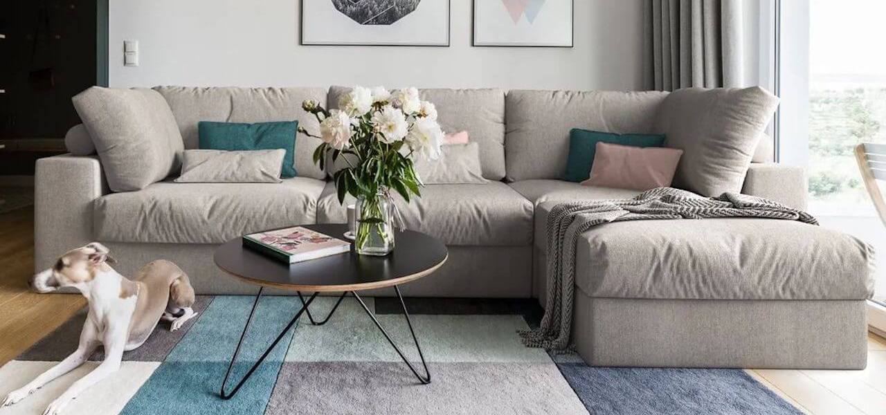 Советы по выбору дизайна углового дивана в интерьер гостиной комнаты